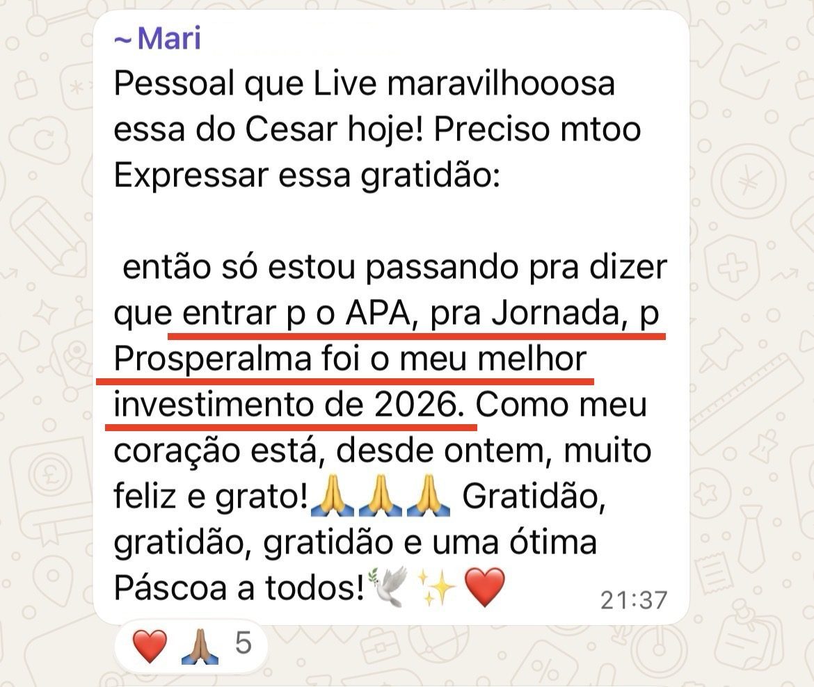 Depoimento WhatsApp